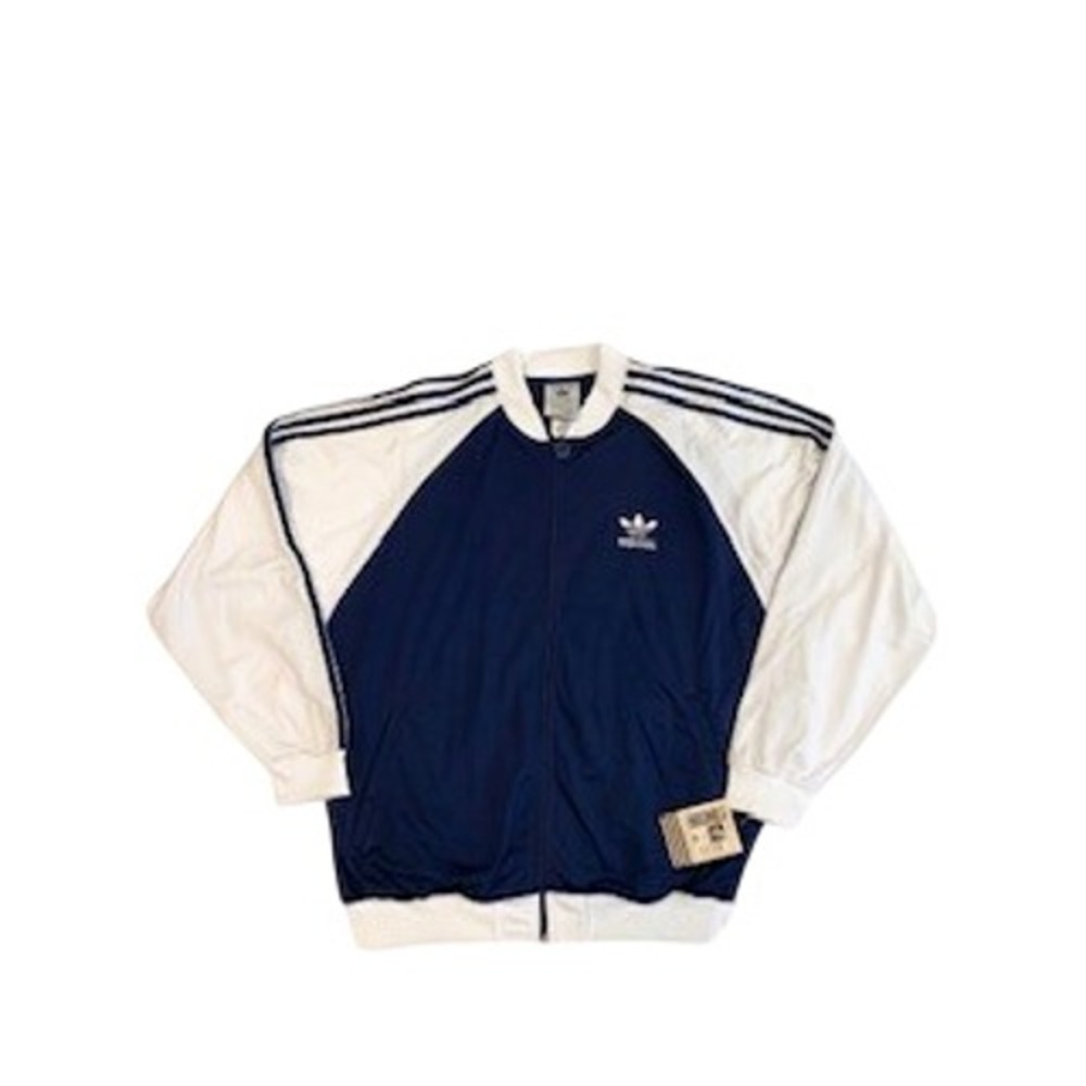Adidas Originals Superstar Track Jacket Navy White XL 265829 Vintage Style Zip